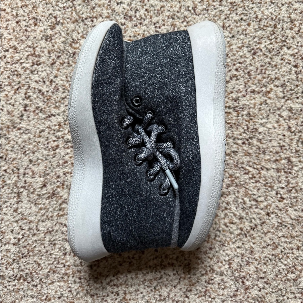 Allbirds Wool Runner Up Mizzle Charcoal Gray High Top Women’s Size 8
